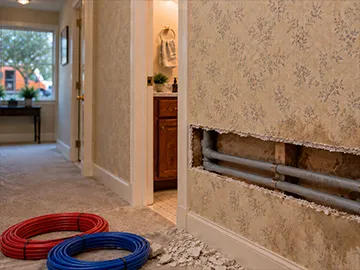 Polybutylene leak repair in Atlanta, GA.